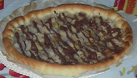 crostata semplice alle banane