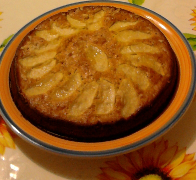 torta con mele frullate