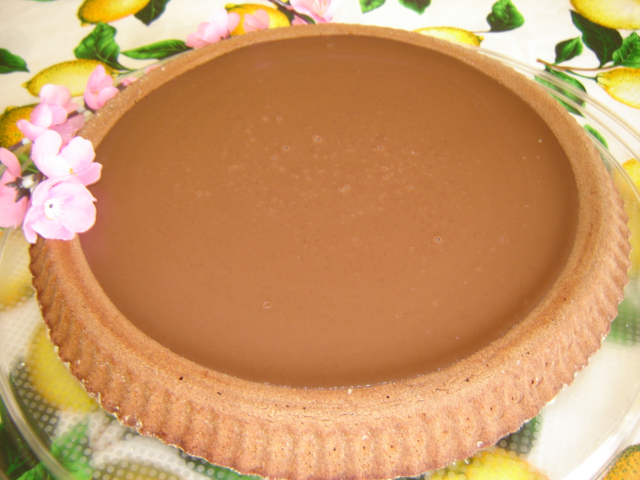 Crostata soffice e cremosa al cioccolato