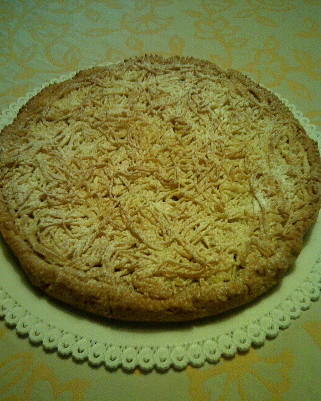 CROSTATA CON TAGLIOLINI AL LIMONCELLO