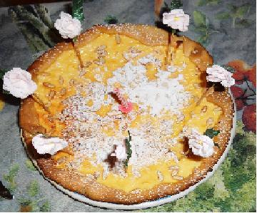 Torta ai pinoli per il comple della mia mamma