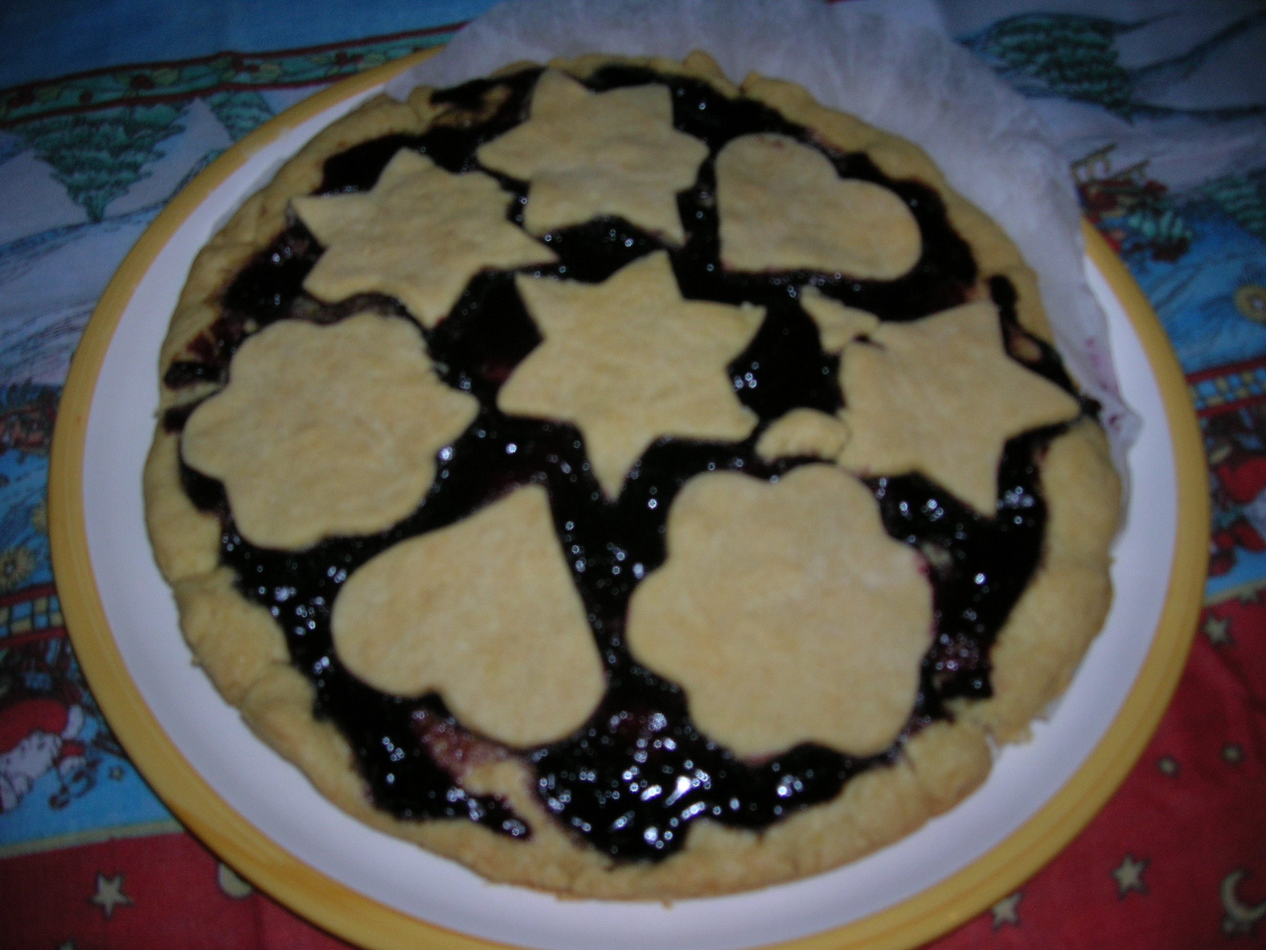 crostata con marmellata di prugne