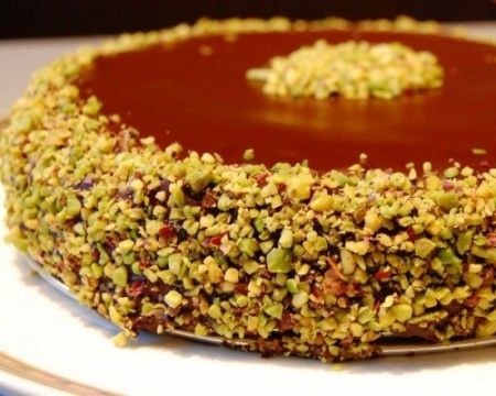 Torta cioccolato e pistacchi