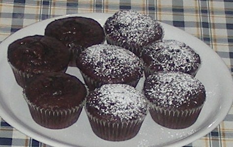 muffins banane, cioccolato e cannella