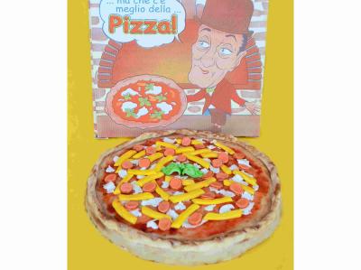 Pizza 'wurstel e patatine'