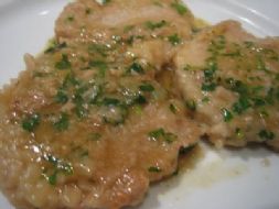 Scaloppine al vino bianco