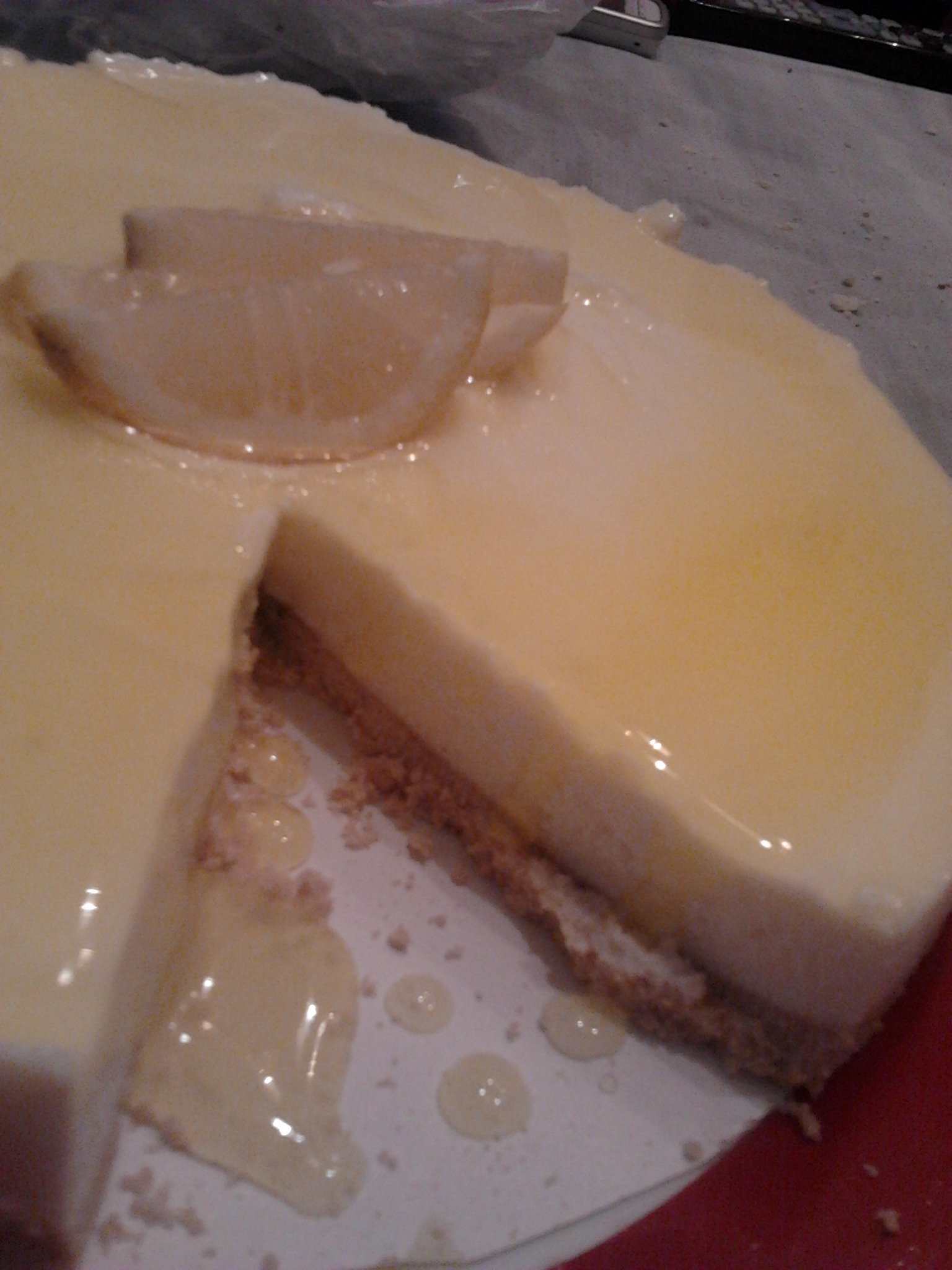 Torta fredda al limone