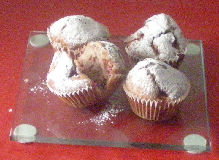 muffins leggeri mela verde e mirtilli