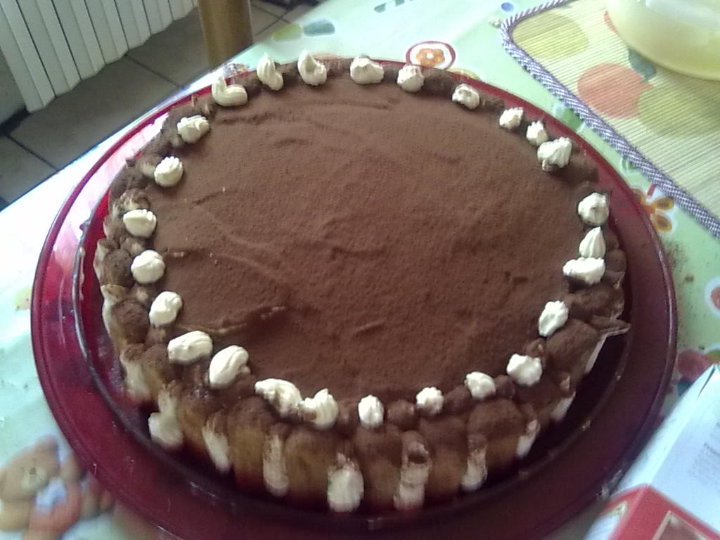 TORTA TIRAMISU' CON NUTELLA E CREMA DI MASCARPONE