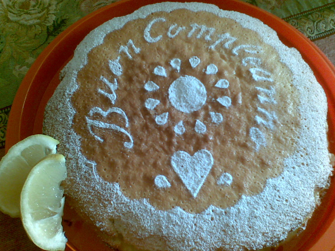 Torta neve al limone