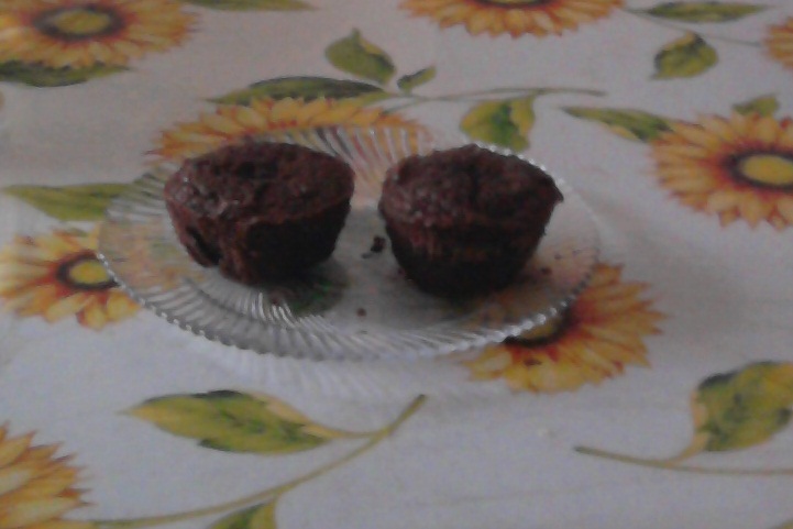 muffin al cacao con cuore di nutella