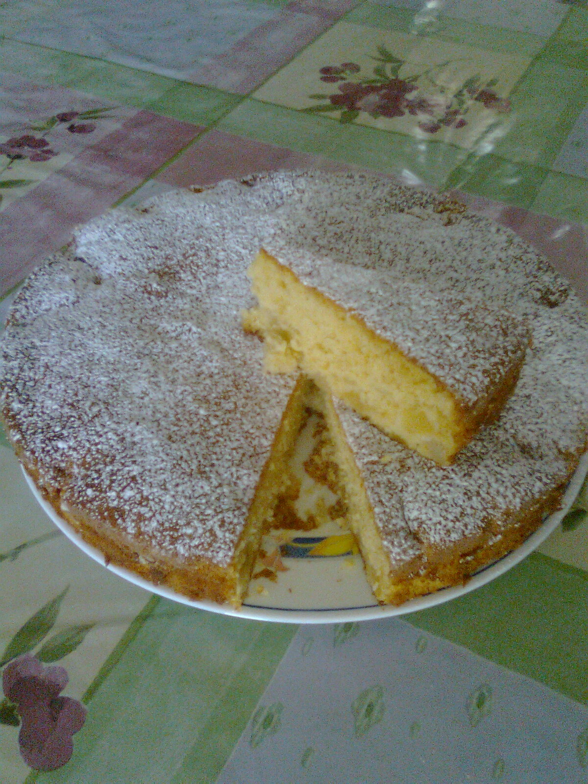 Torta morbida di mele e pere