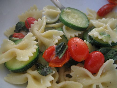 Farfalle vegetariane 