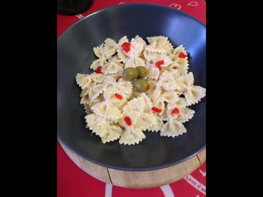 Farfalle con gocce piccanti