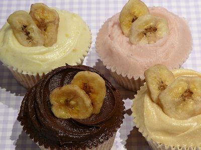 cupcakes alla banana