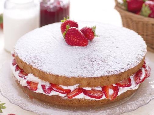 torta di fragole