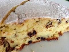 torta con gocce di cioccolato