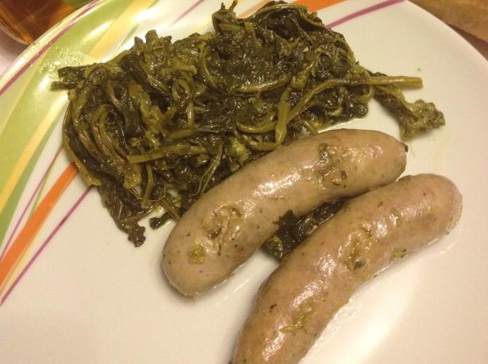 Salsiccia con friarielli