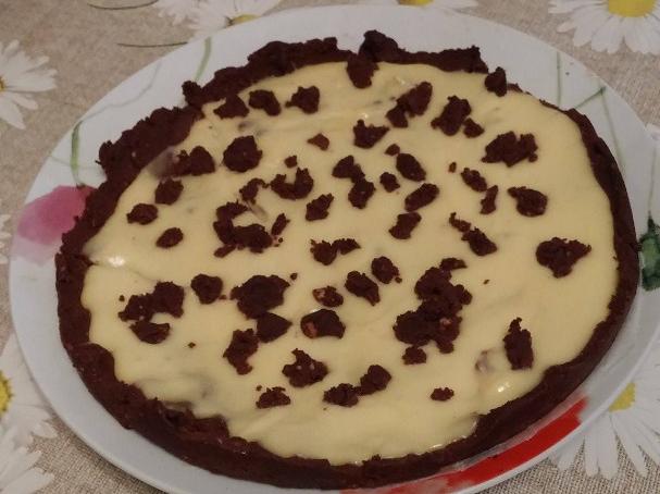 Torta a sorpresa cacao e crema