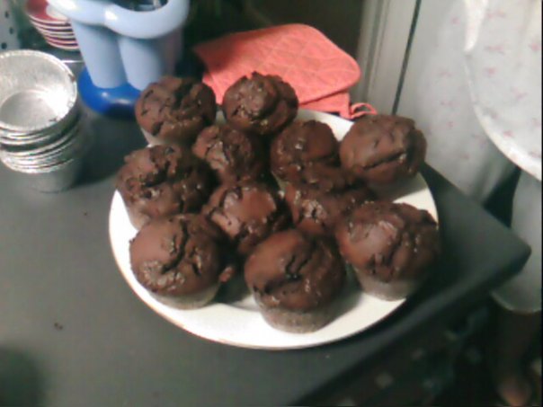 Muffins con gocce di cioccolato!