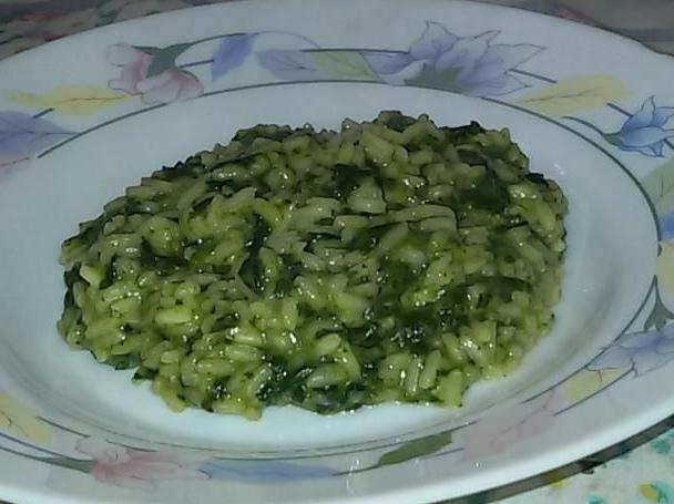 Risotto spinaci e provola