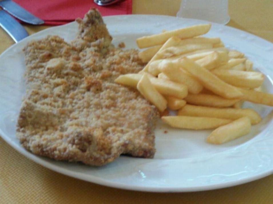 Petto di pollo e patatine