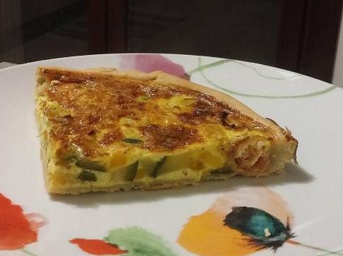 Quiche zucca, zucchine e speck