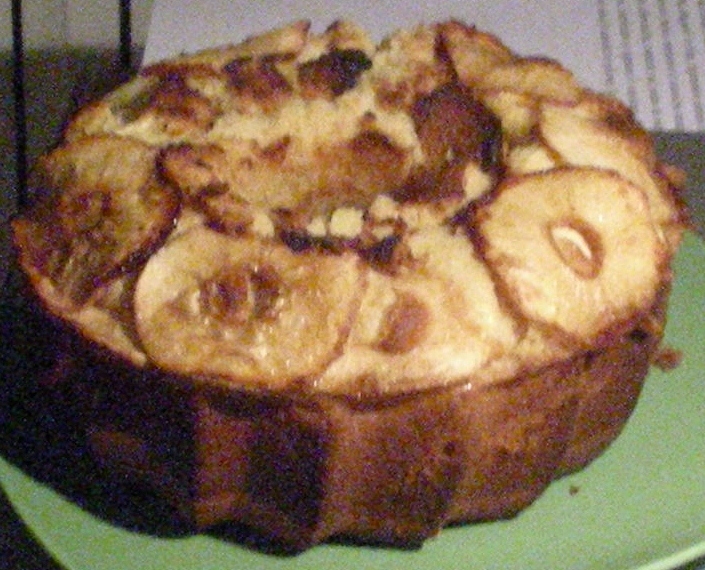 ciambella al miele con le mele