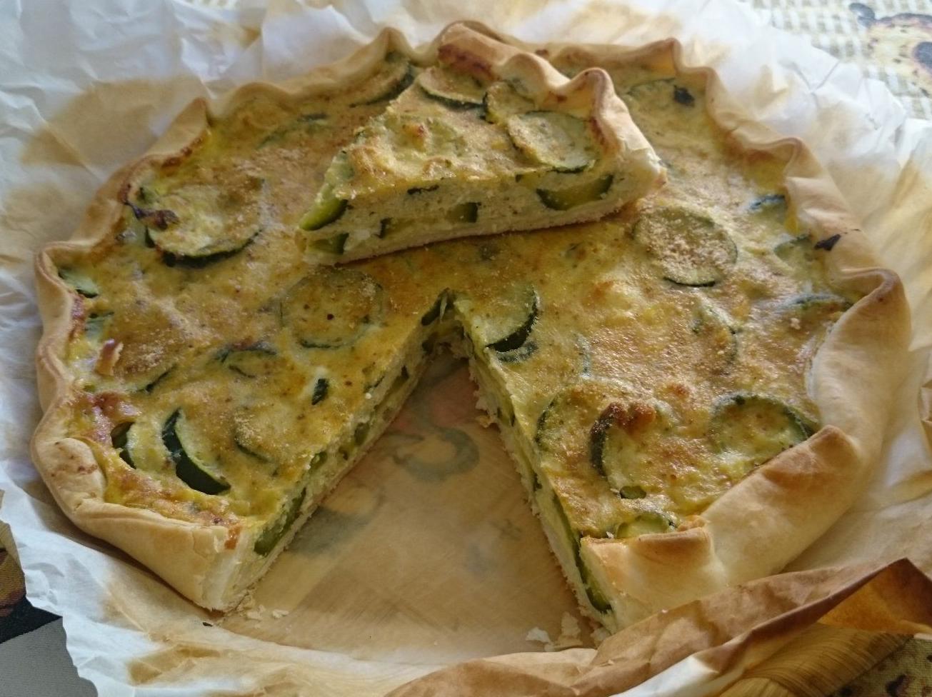 Torta salata con zucchine (2)