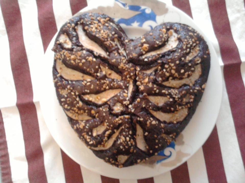 Torta cioccolato e pere (Cameo)