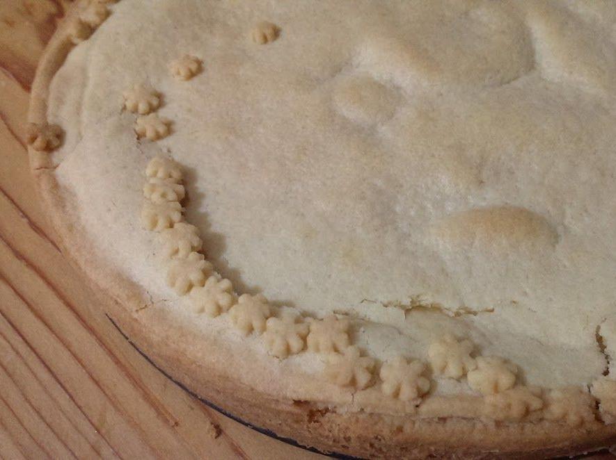 Crostata di Ricotta,Mandorle e Cioccolato bianco