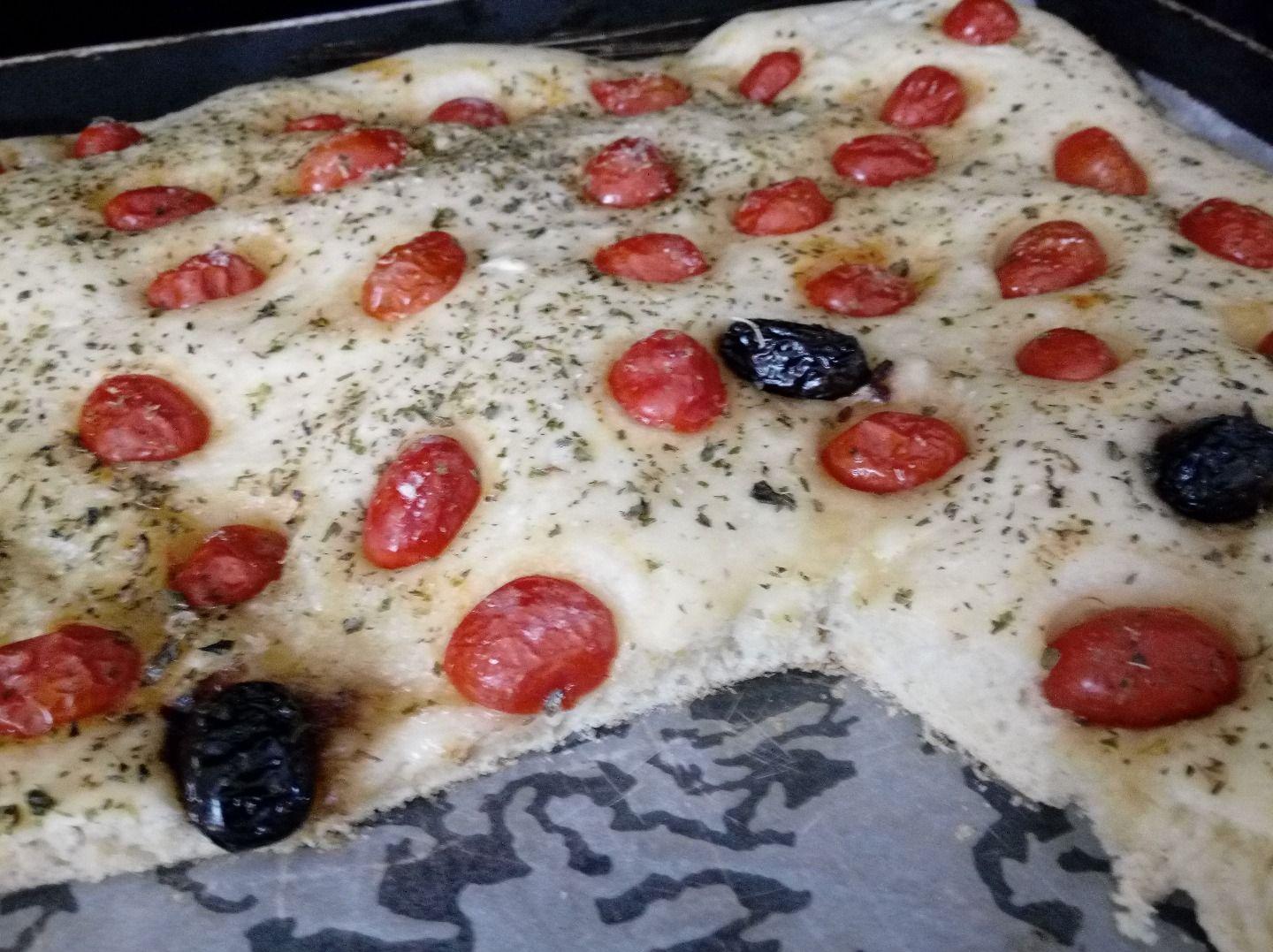 Focaccia tipo barese