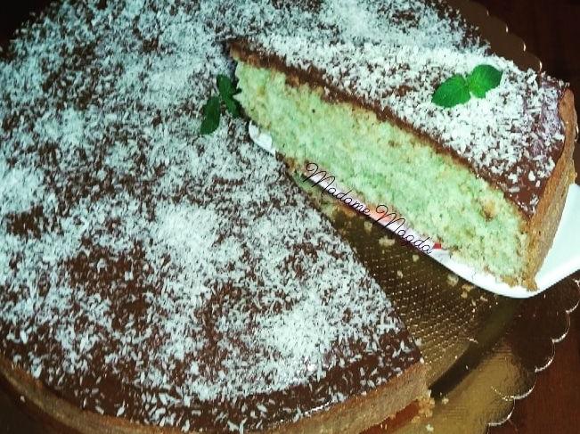 Torta menta e cocco