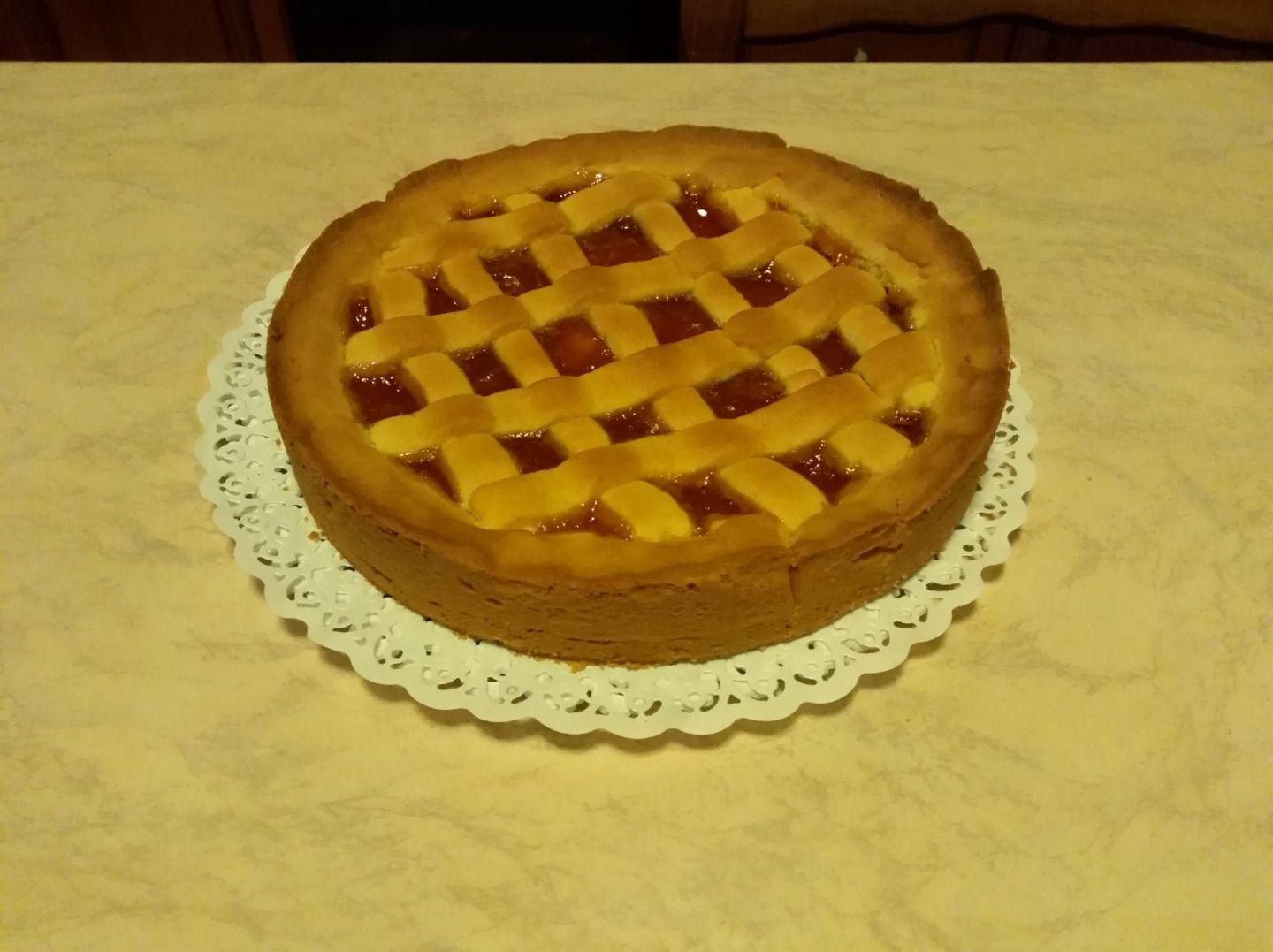 Crostata semplice con marmellata