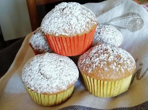 Muffin caffé e gocce di cioccolato