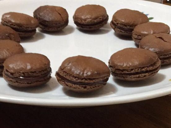 Macaron al cioccolato