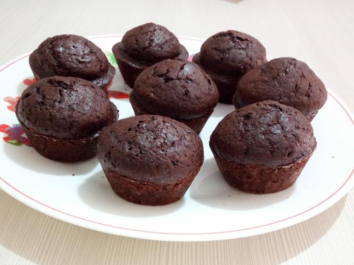 Muffin cacao e gocce di cioccolato