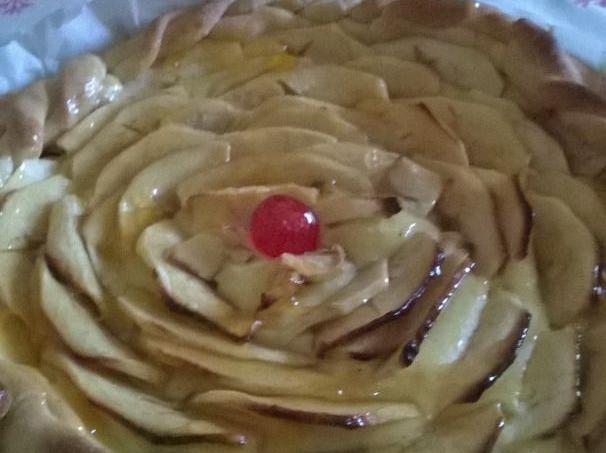 crostata crema e mele