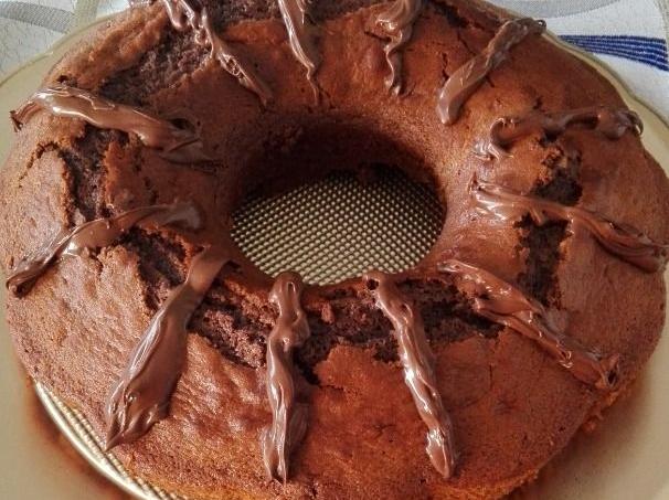 Ciambella al cioccolato e nutella