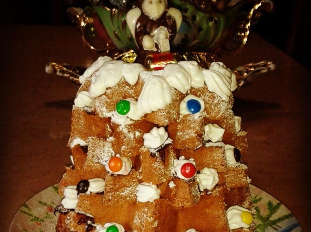 Pandoro con crema al mascarpone