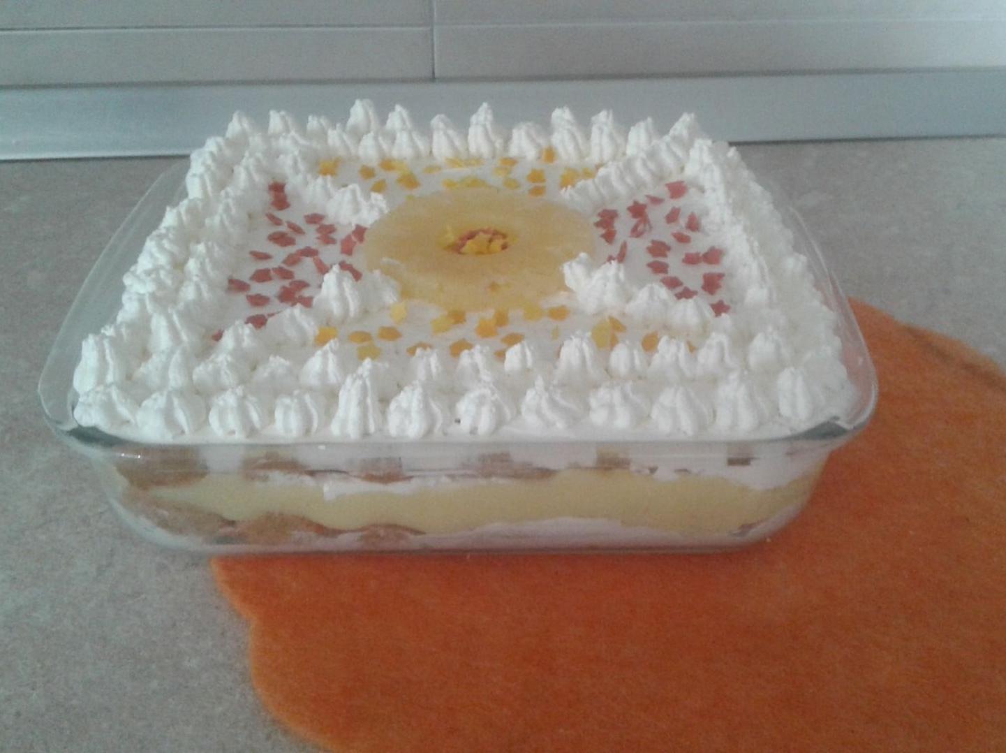 Tiramisù all'ananas