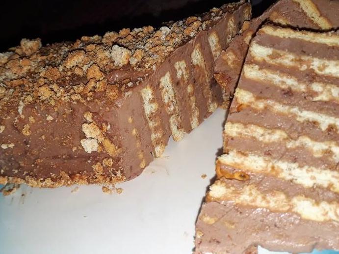 torta di biscotti