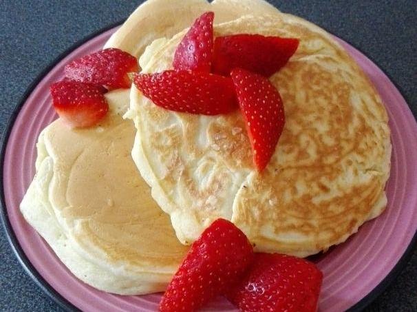 Pancake con fragole