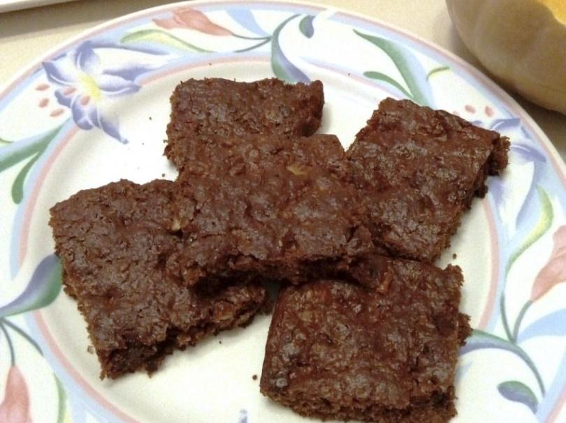 Brownies vegan alla zucca