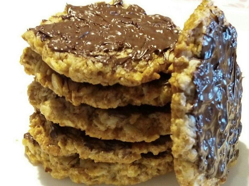 Biscotti Hobnobs al cioccolato