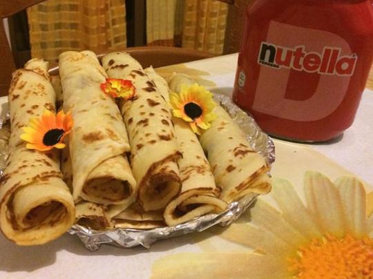 Crêpe alla nutella