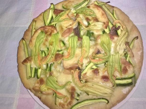 Pizza fiori di zucca