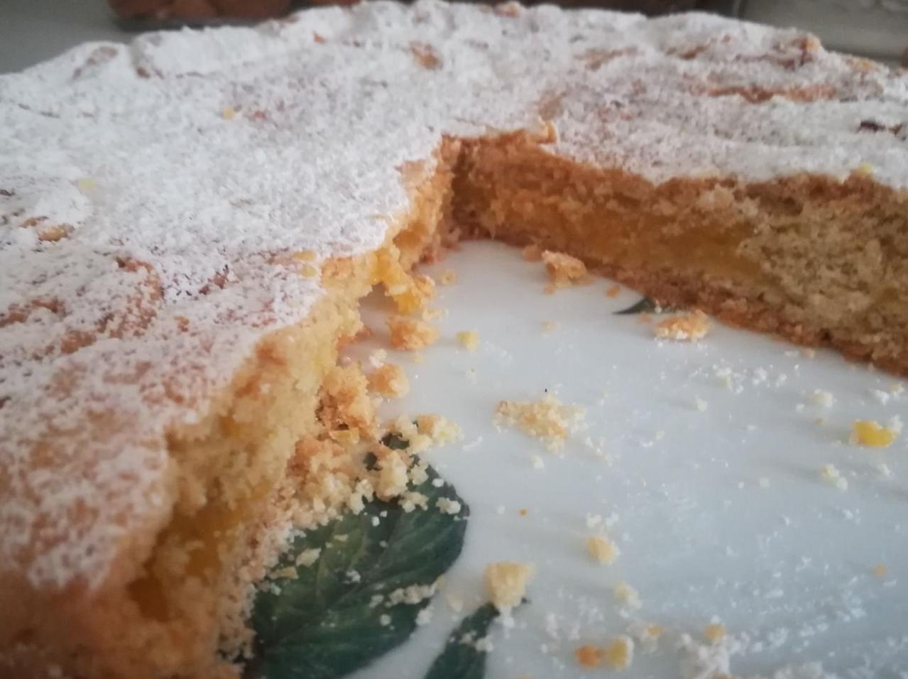 Crostata con crema al limone