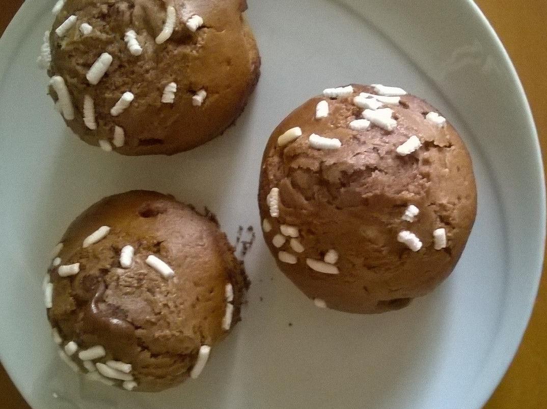 muffins al cioccolato con granella