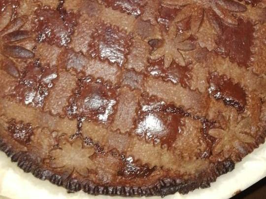 Crostata morbida al cioccolato fondente